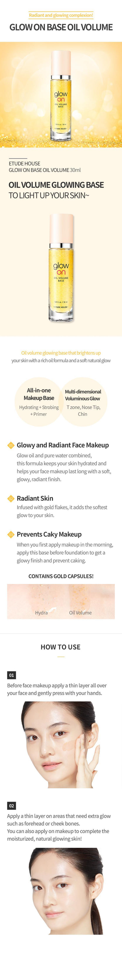 Glow On Base Oil Volume 30ml