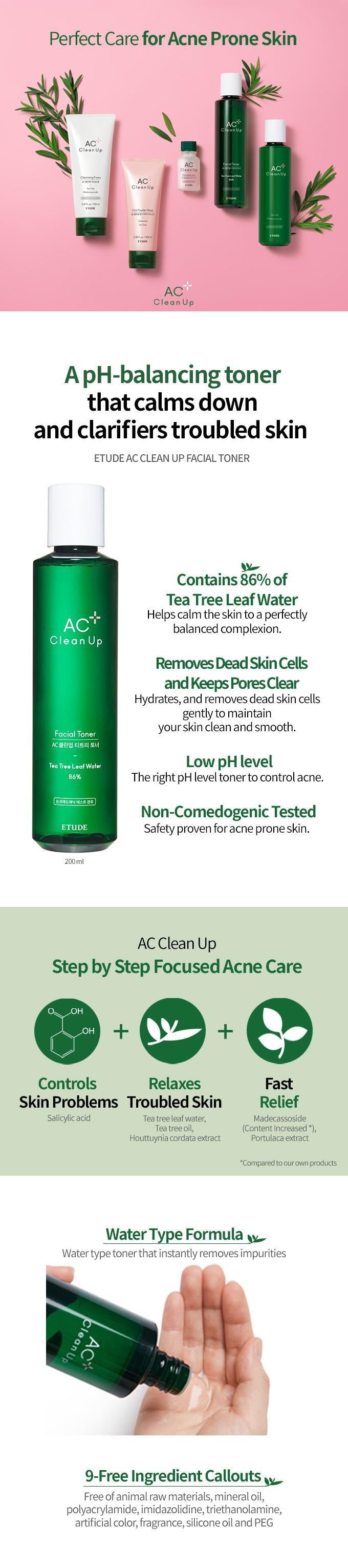 AC Clean Up Facial Toner 200ml