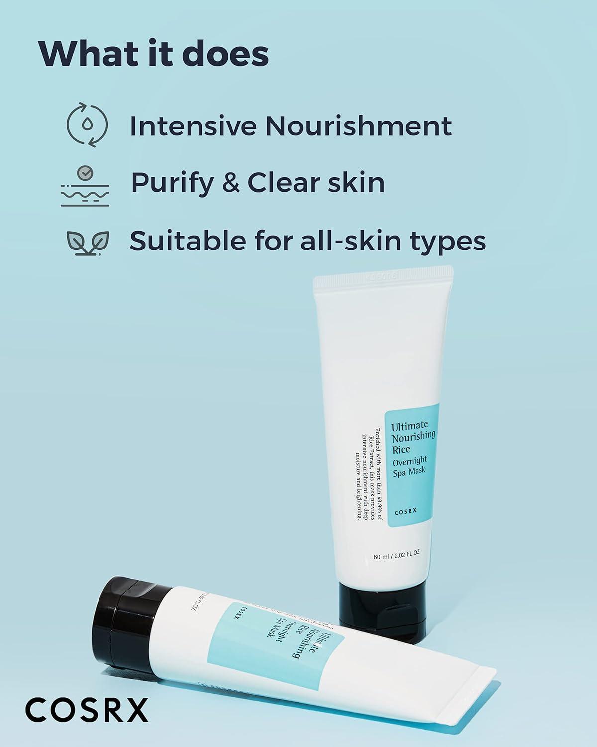 Ultimate Nourishing Rice Overnight Spa Mask 60ml - PIBU Skincare