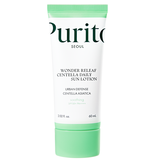 Wonder Releaf Centella Daily Sun Lotion SPF50+ PA++++ 60ml - PIBU Skincare