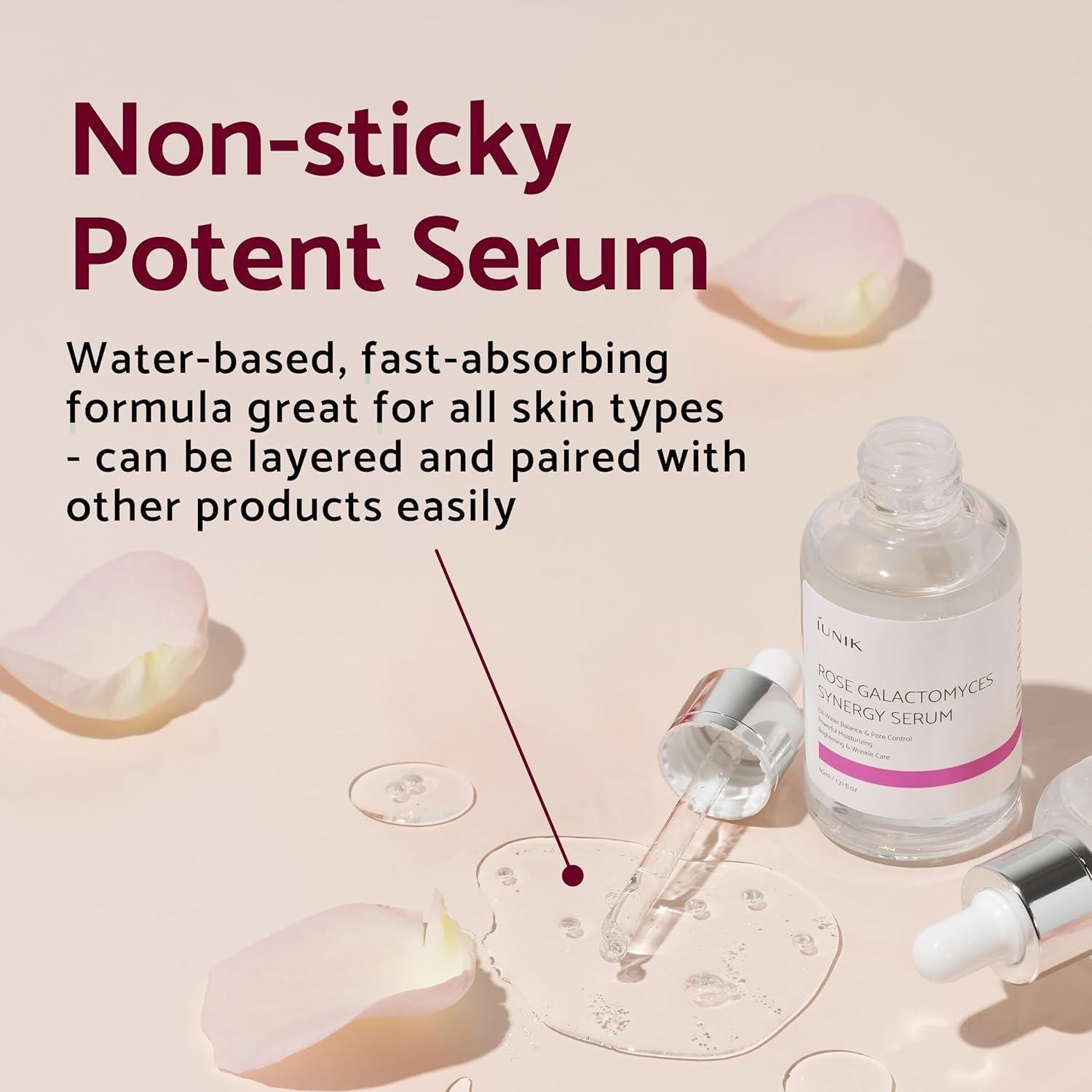 Rose Galactomyces Synergy Serum 50ml - PIBU Skincare