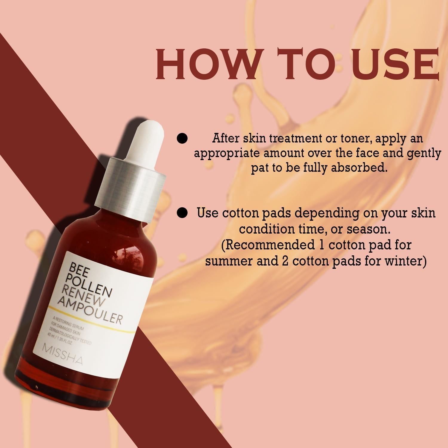 Bee Pollen Renew Ampouler 40ml - PIBU Skincare