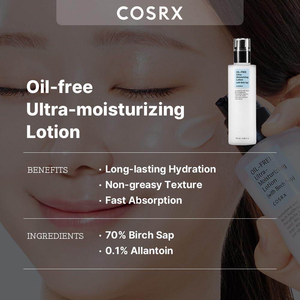 Oil-Free Ultra-Moisturizing Lotion with Birch Sap 100ml - PIBU Skincare