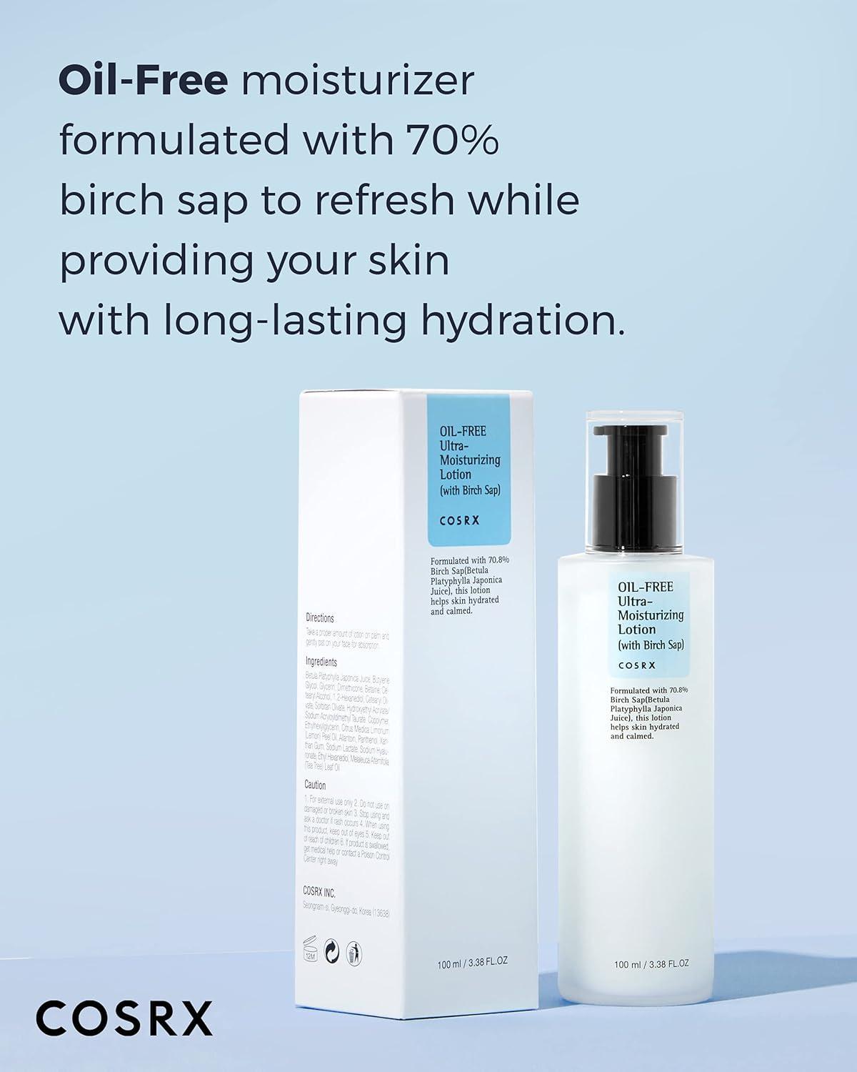Oil-Free Ultra-Moisturizing Lotion with Birch Sap 100ml - PIBU Skincare