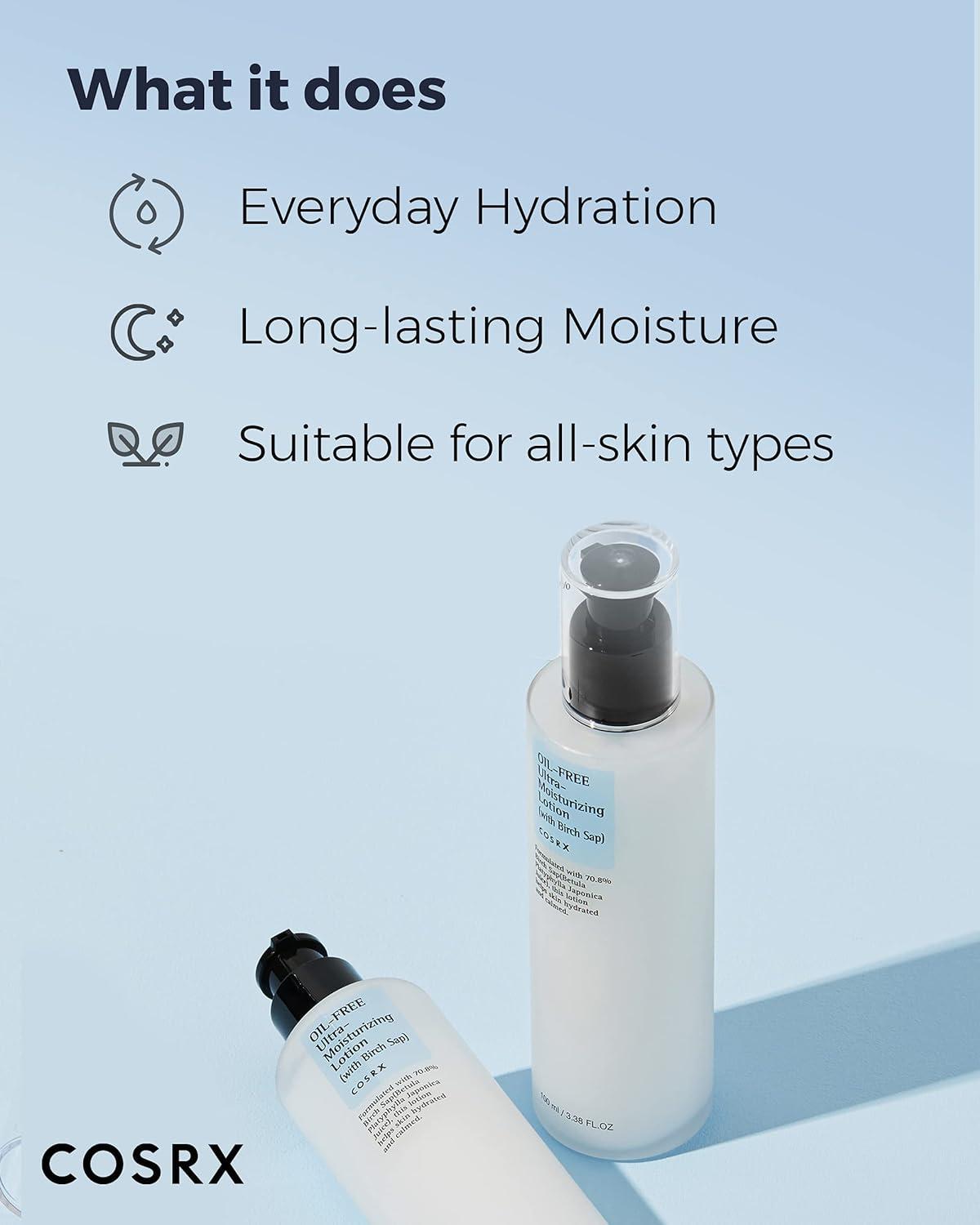 Oil-Free Ultra-Moisturizing Lotion with Birch Sap 100ml - PIBU Skincare