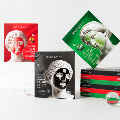 Vegane Kollagen-Maske mit rotem Ginseng (30 g x 4)