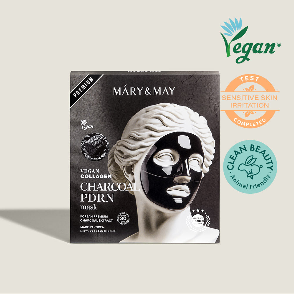 Vegane Kollagen-Kohle-PDRN-Maske (30 g x 4)