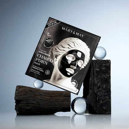 Vegane Kollagen-Kohle-PDRN-Maske (30 g x 4)