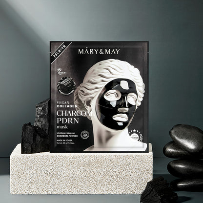 Vegane Kollagen-Kohle-PDRN-Maske (30 g x 4)