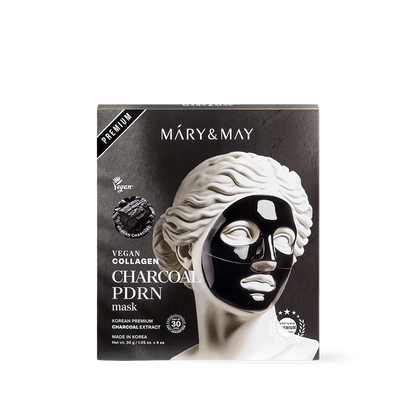 Vegane Kollagen-Kohle-PDRN-Maske (30 g x 4)