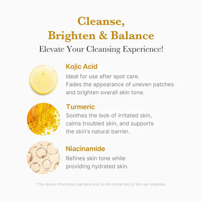 Kojic Acid Turmeric Toning Cleanser 120g