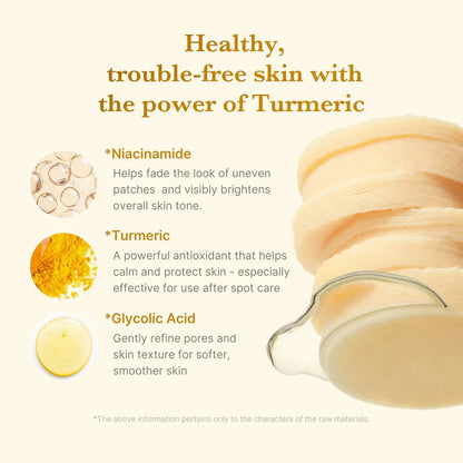 Kojic Acid Tumeric Toner Pad 70pcs