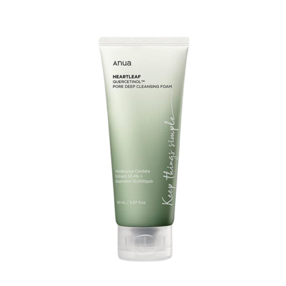 HEARTLEAF QUERCETINOL PORE DEEP CLEANSING FOAM 150ML - PIBU Skincare