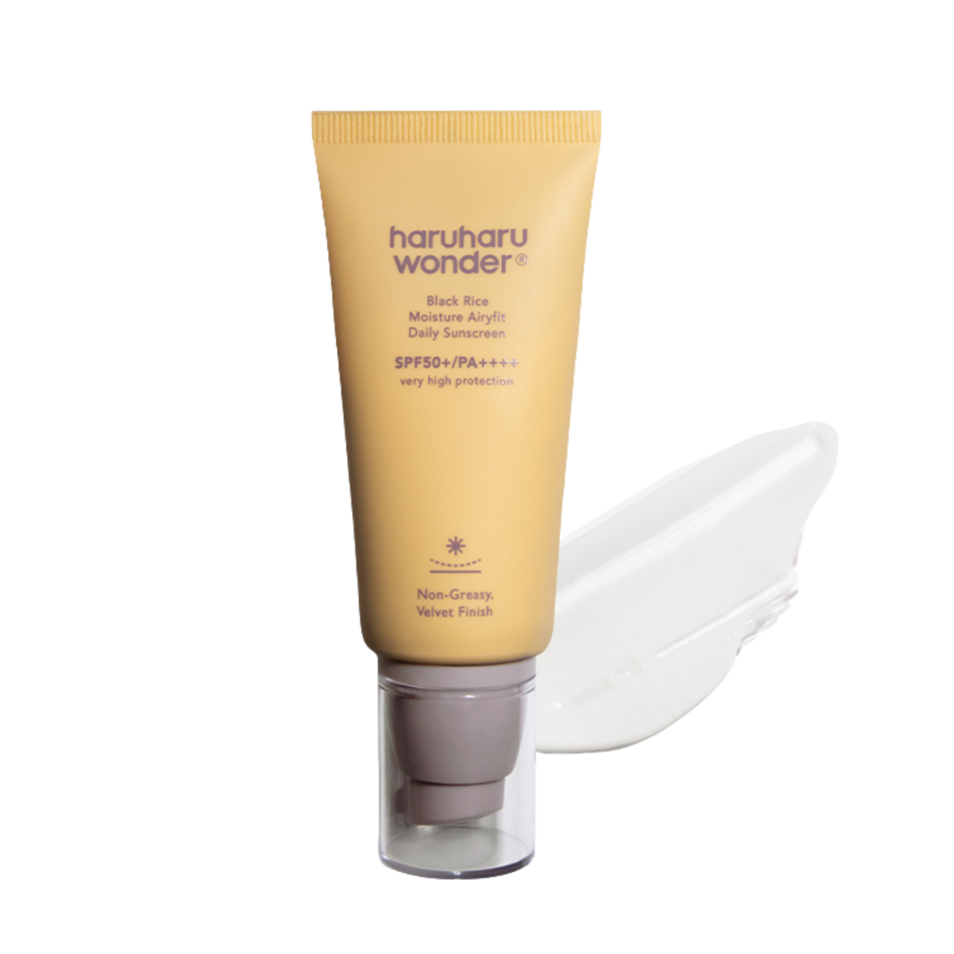 Black Rice Moisture Airyfit Daily Sunscreen Unscented SPF50+ 50ml - PIBU Skincare