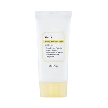 All-day Airy Sunscreen 50ml - PIBU Skincare