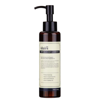 Gentle Black Deep Cleansing Oil 150ml - PIBU Skincare